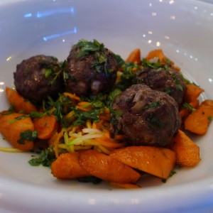 bison meatballs