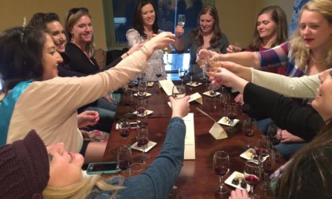 Cheers to wine, chocolate, and Lauren!