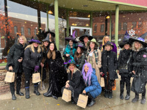 witches at Savory Spice shop
